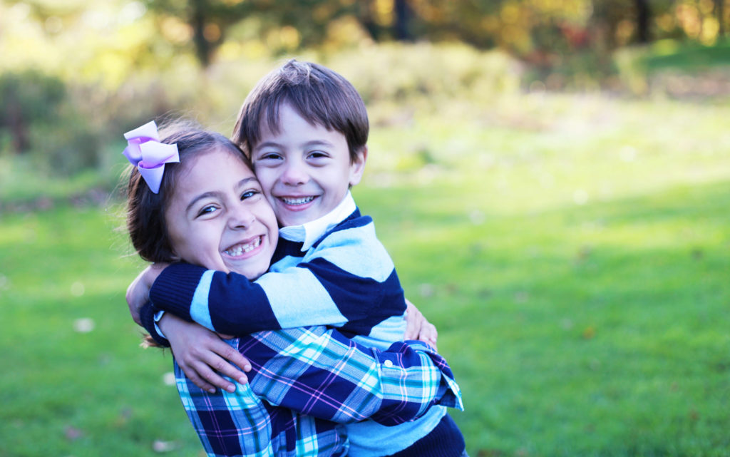 boy wtih cdh and his sister