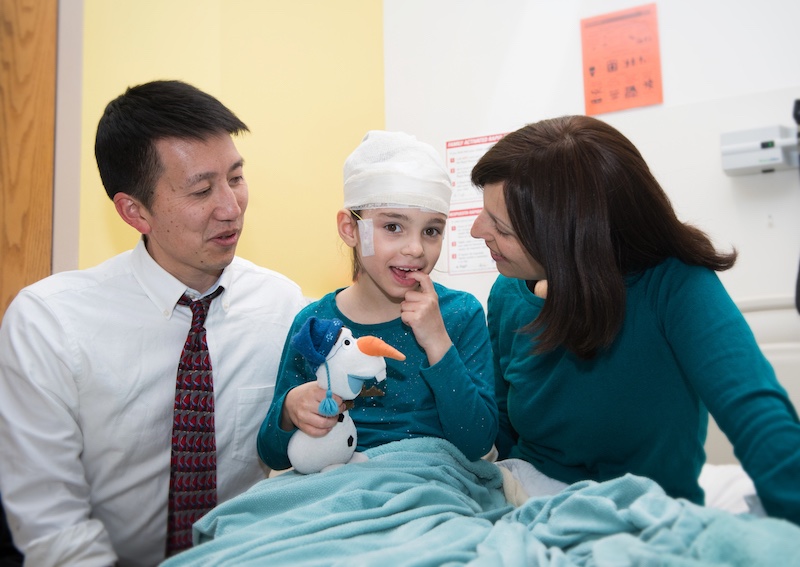 Mila before receiving milasen for Batten disease
