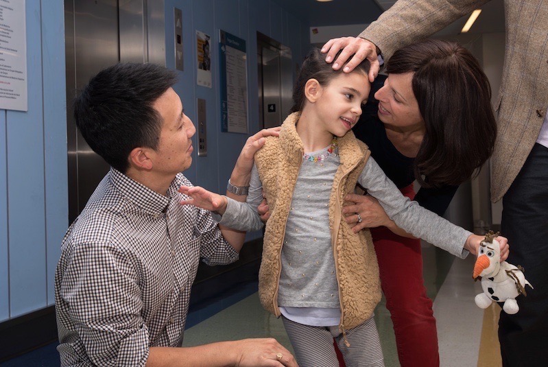 Mila is evaluated at Boston Children's Hospital