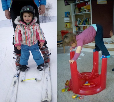 Mila before she showed symptoms of Batten disease