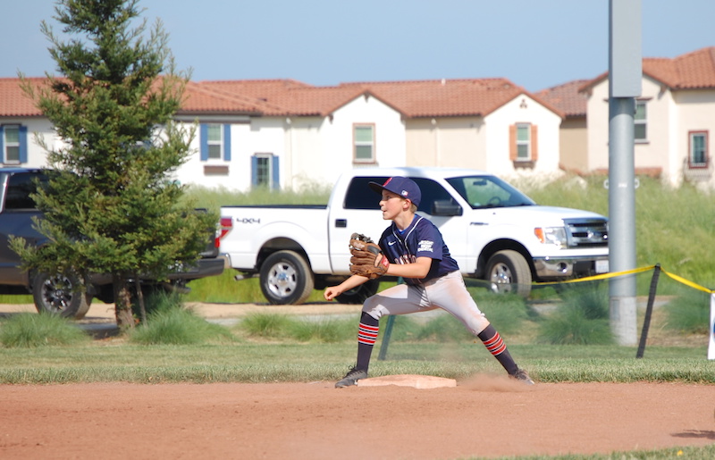 Nicholas, who had a double-switch procedure for CCTGA, plays baseball.