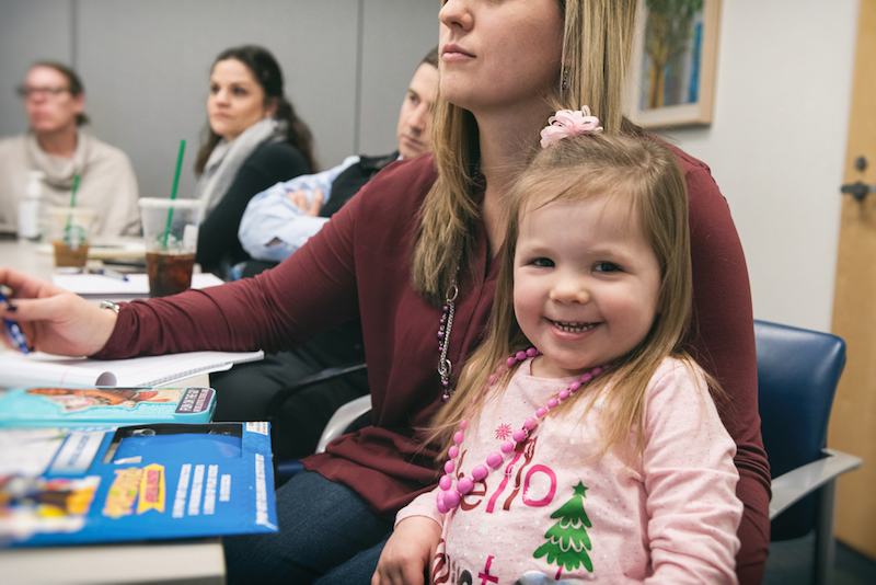 Lia and her celiac disease care team