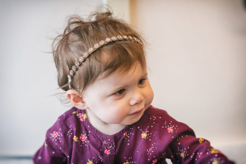 little girl with high blood pressure