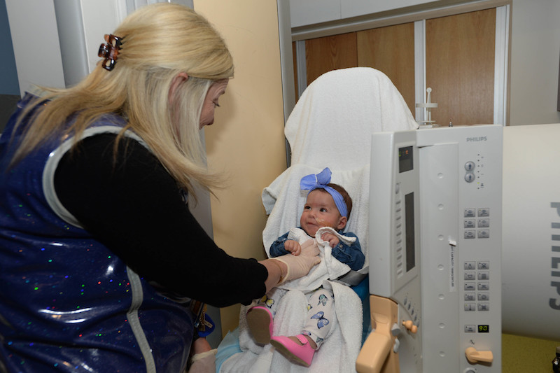 aspirating baby has a swallow study