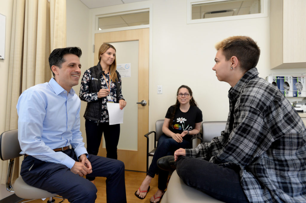 oliver meets with the gender surgery team