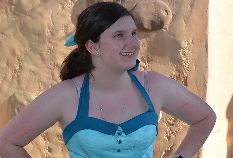 Morgan, who has hemophilia, poses