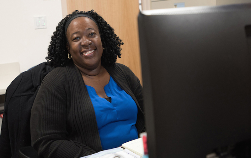 Sylvia supports patients at the Heart Center