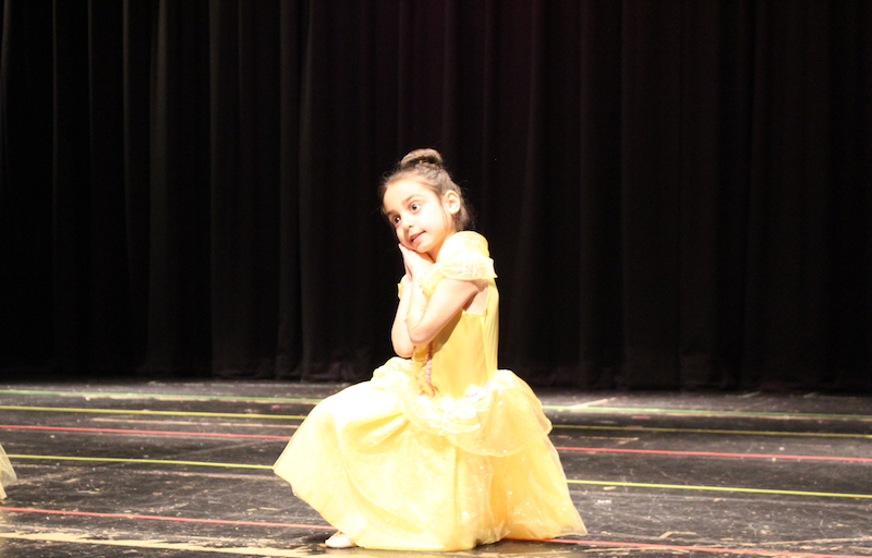 mary, who has genetic epilepsy, on performs onstage as part of a performance
