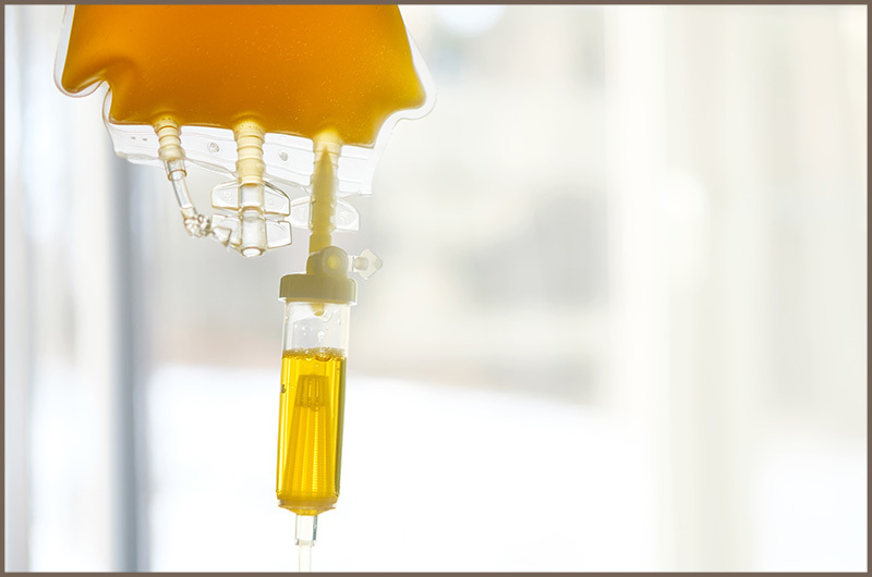 bag of plasma for transfusion