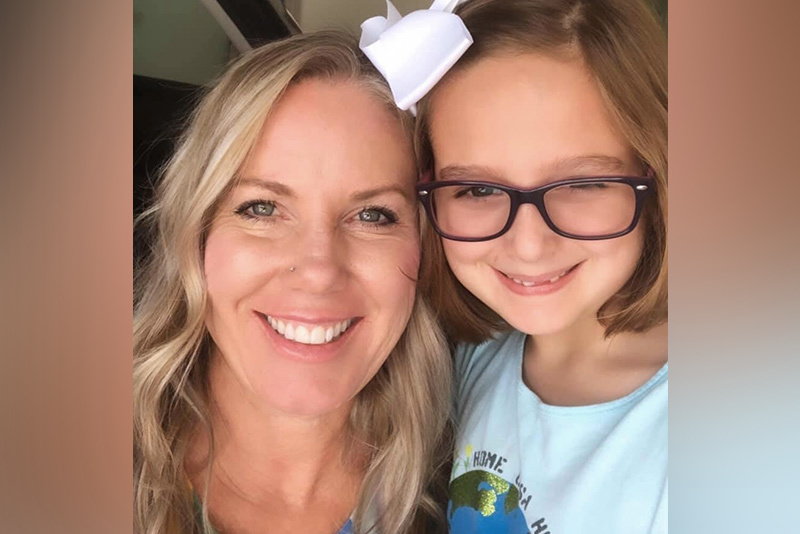 Emma with her mom, Lynda, who fought for her to receive epilepsy care