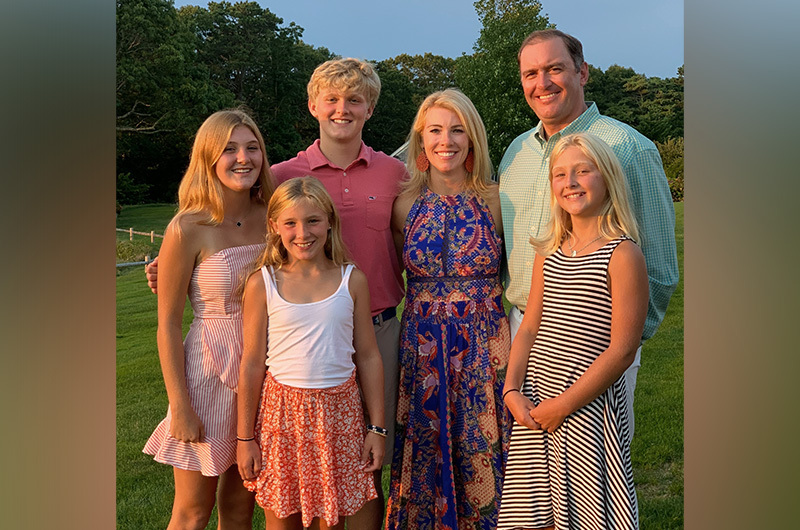 Styles family photo, including Lainey, who swallowed magnets when she was younger